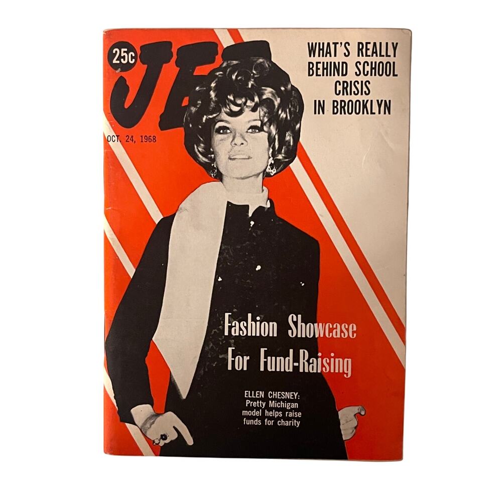1968 JET Magazine Brooklyn School Crisis Black History Ellen Chesney Fashion